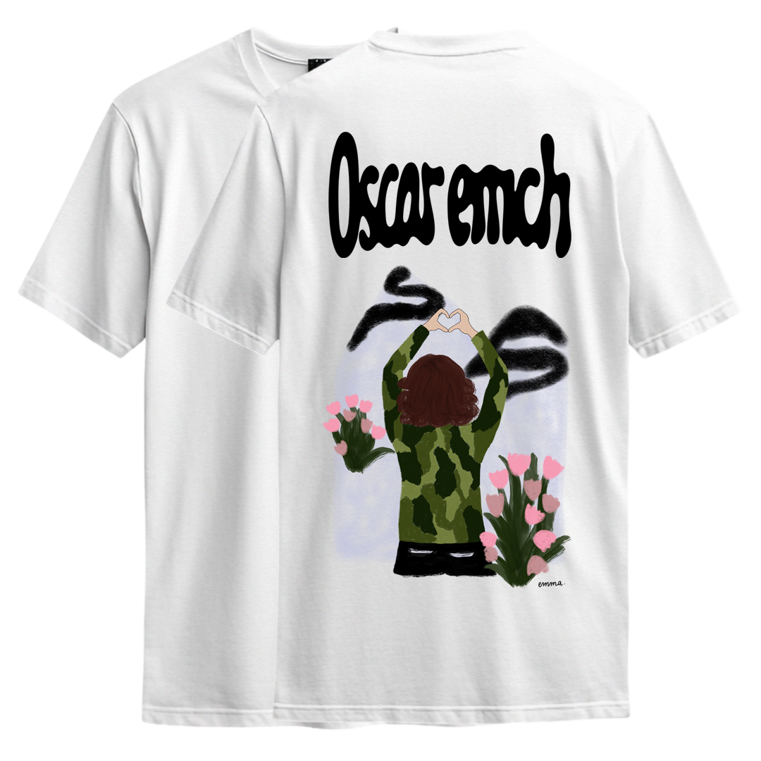 T-SHIRT BLANC - OSCAR EMCH - MA VOIX