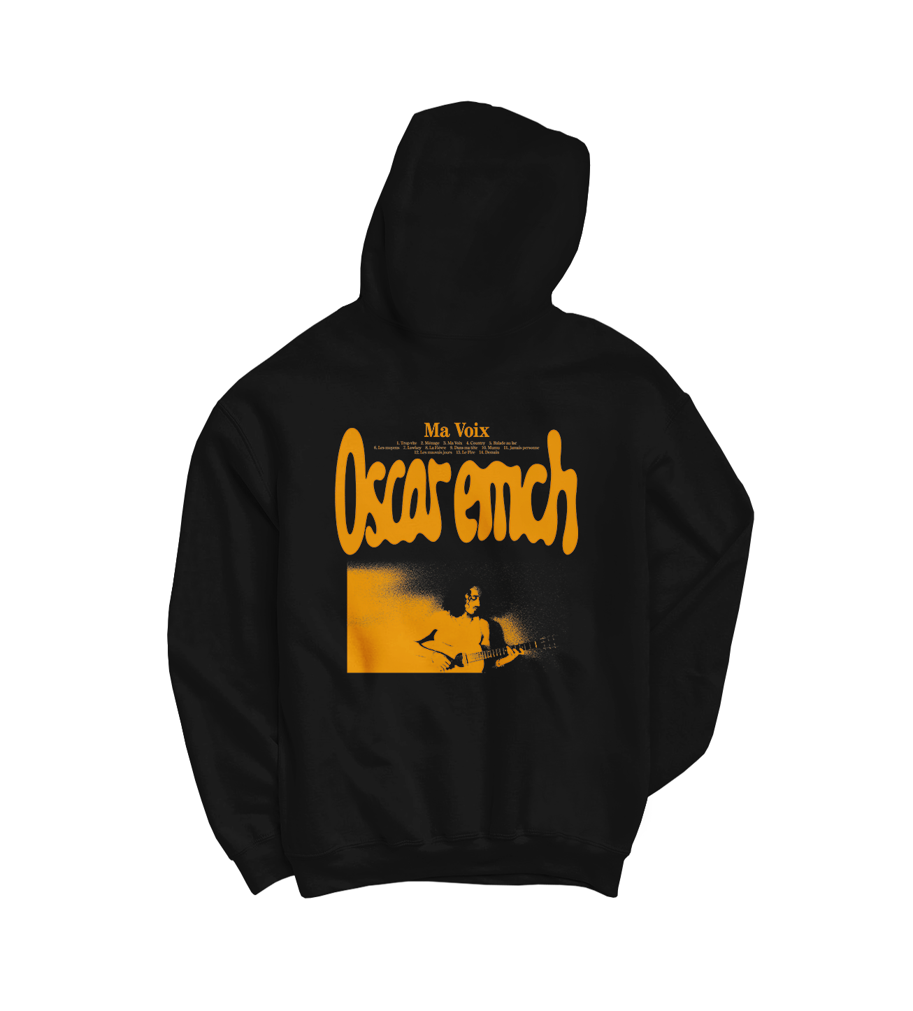 PACK VINYLE + HOODIE NOIR + CARTE DÉDICACÉE - OSCAR EMCH - MA VOIX