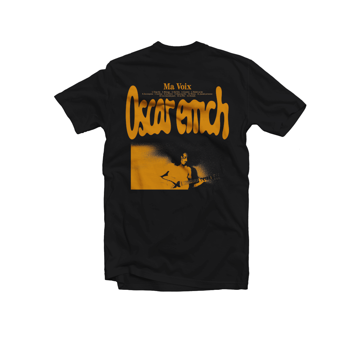 PACK VINYLE + T SHIRT NOIR + CARTE DÉDICACÉE - OSCAR EMCH - MA VOIX