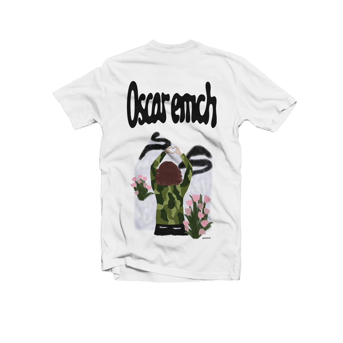 T-SHIRT BLANC - OSCAR EMCH - MA VOIX